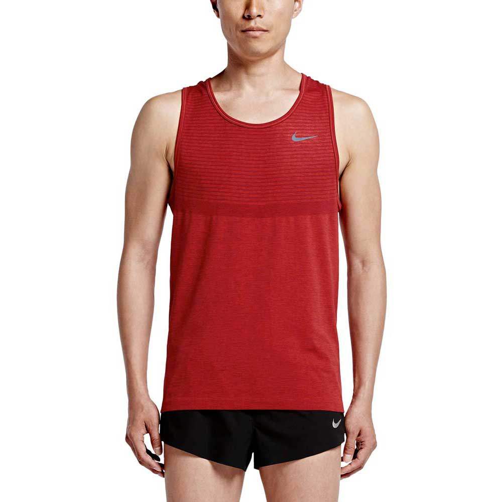 Nike Dri Fit Knit Singlet Red buy and 
