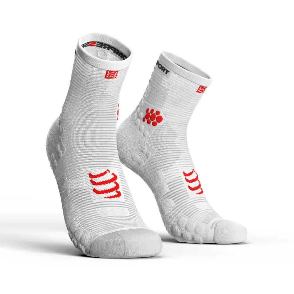 Compressport Racing Socks V3 0 Run Hi Grey, Runnerinn