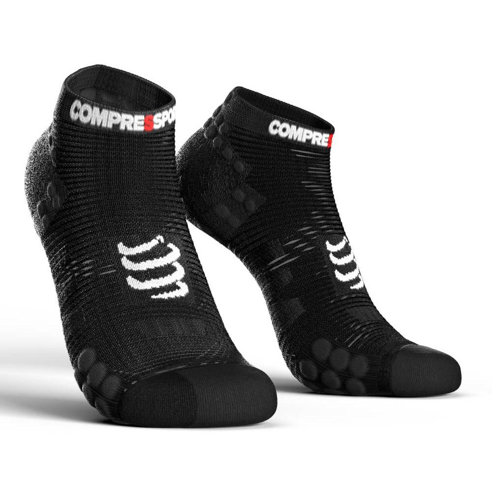Compressport Racing Socks V3 0 Run Lo Black, Runnerinn