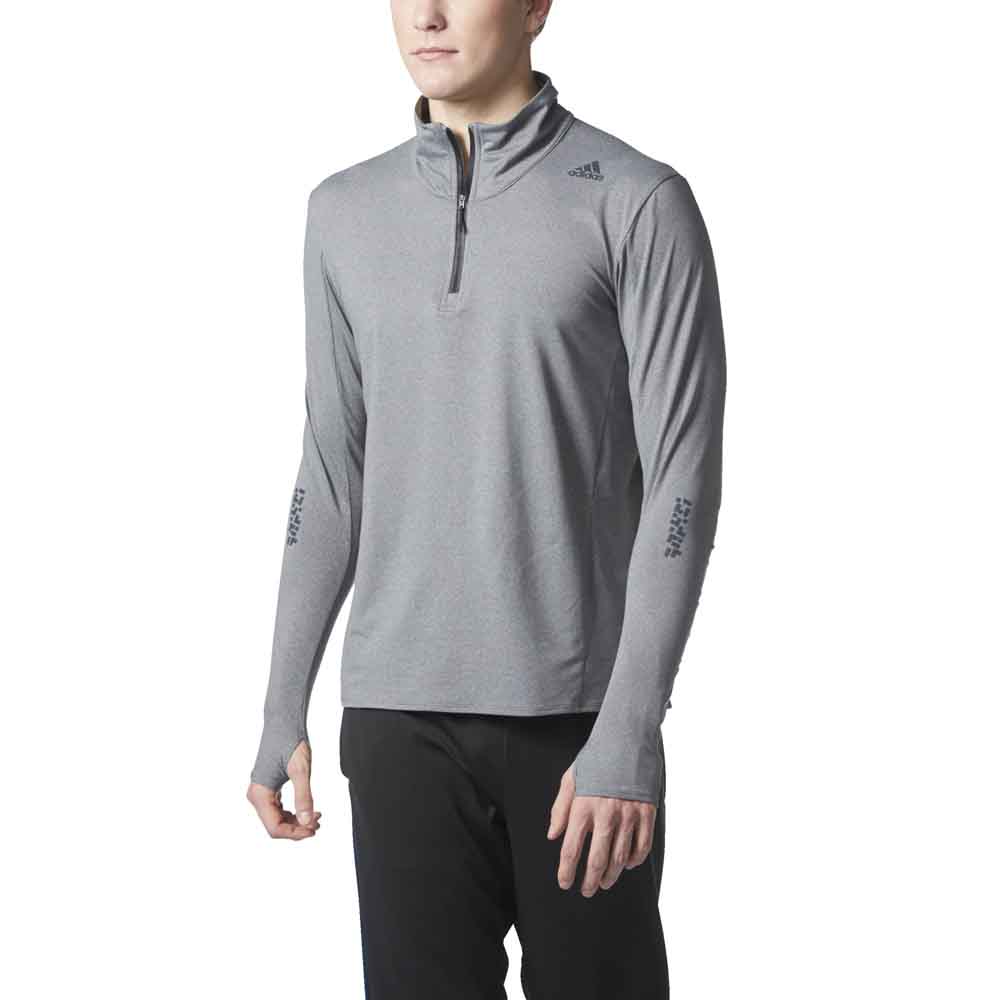 adidas Supernova Half Zip Sweatshirt Grey, Runnerinn