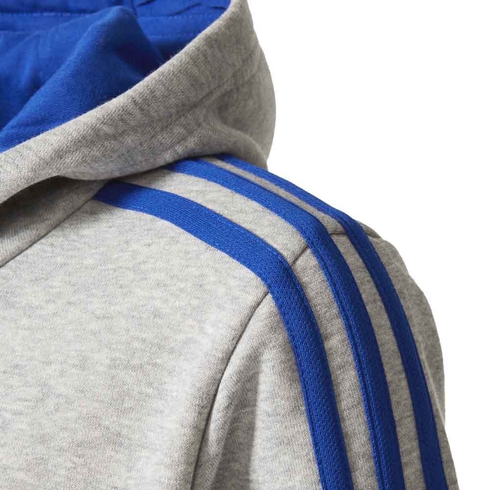 grey and blue adidas hoodie