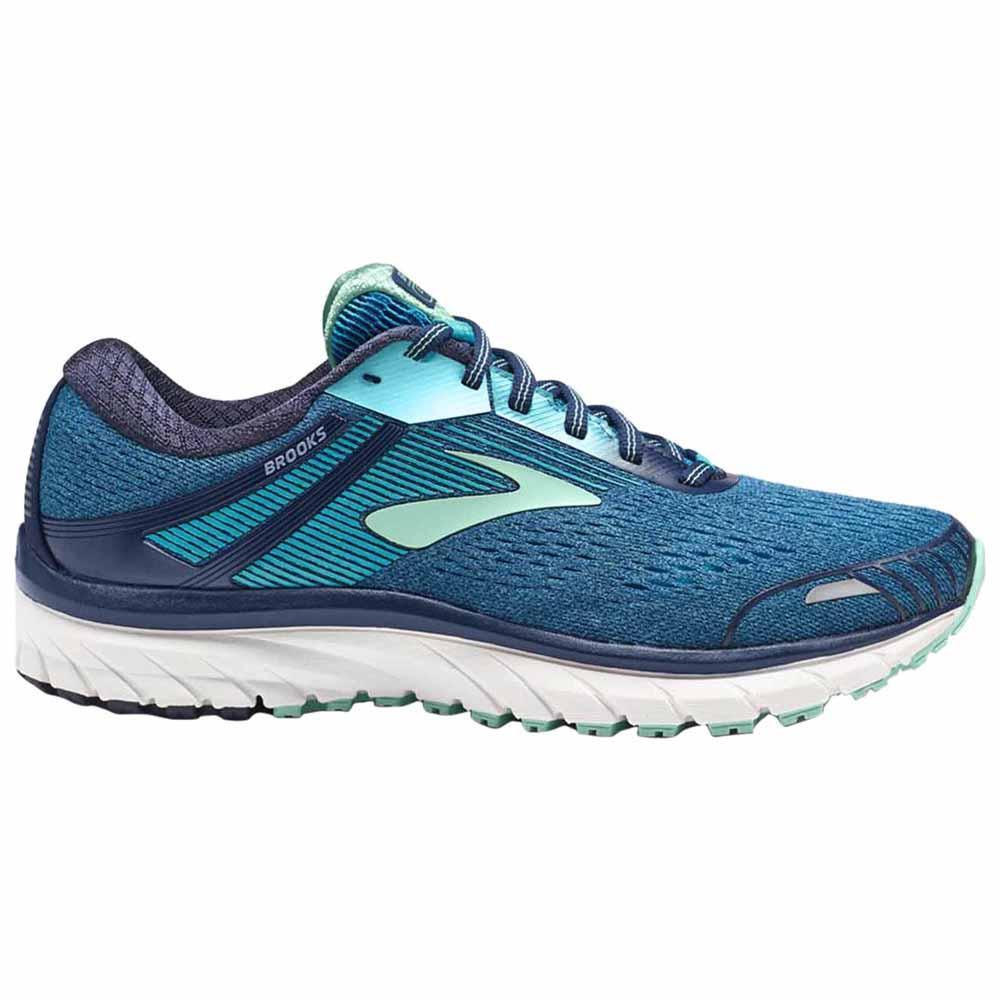 Brooks Adrenaline GTS 18 WIDE FIT Mens Running Shoes Blue