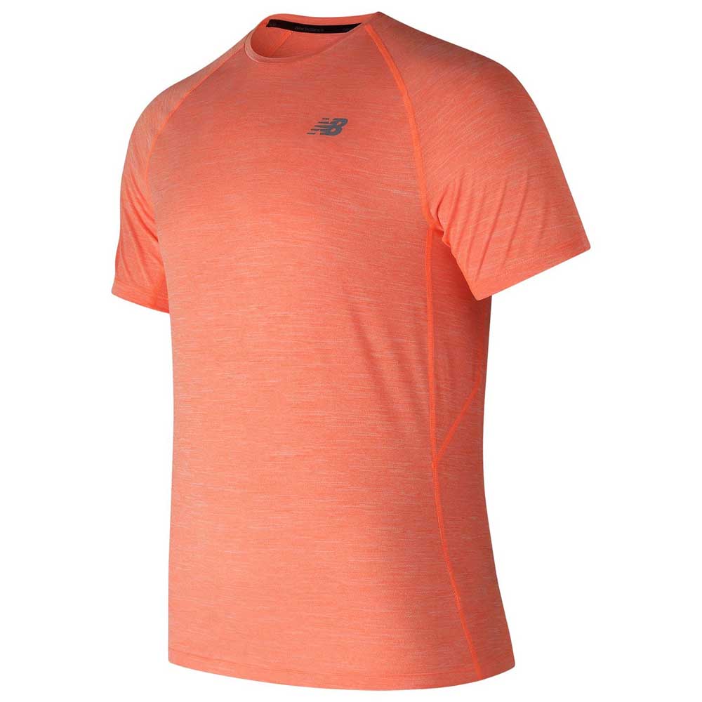 New balance Tenacity Short Sleeve T-Shirt Orange, Runnerinn