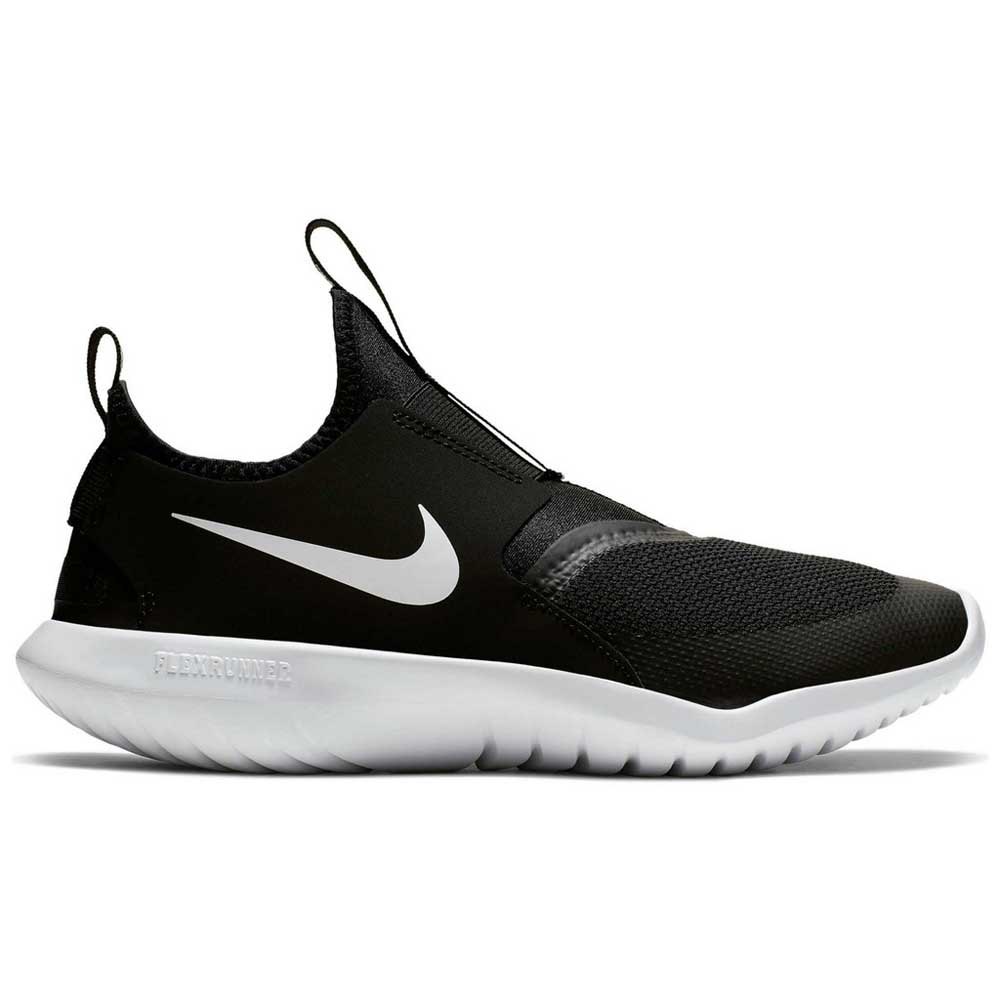 Nike Flex Runner GS Running Shoes Black, Runnerinn