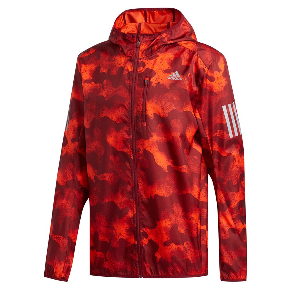 adidas own the run camouflage jacket