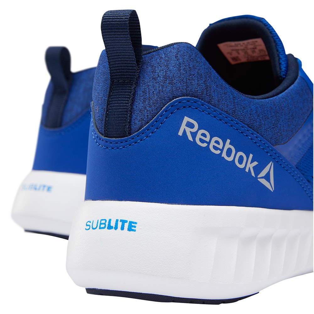 reebok sublite prime blue running shoes
