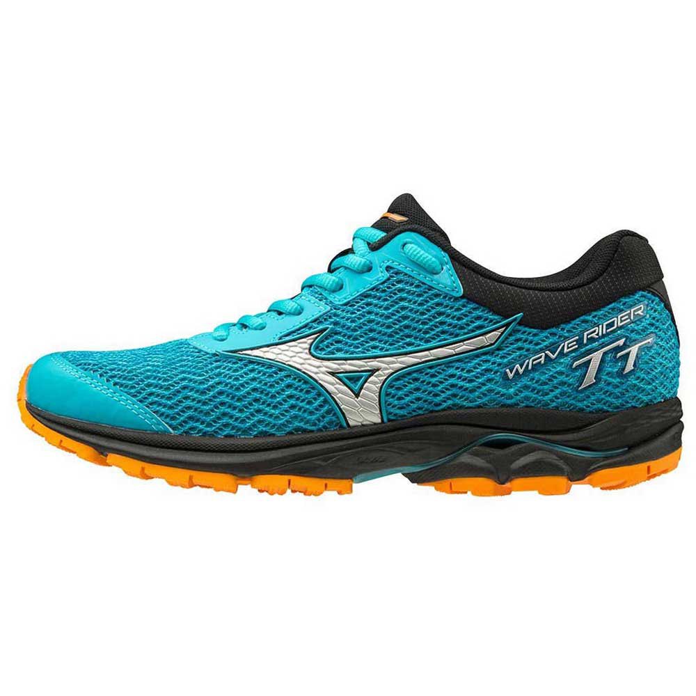 Mizuno Mens Wave Rider TT Trail Running Shoes Trainers Sneakers Blue Navy 