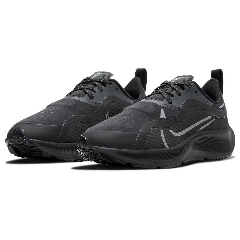 Nike Air Zoom Pegasus 37 Shield Running Shoes Black, Runnerinn