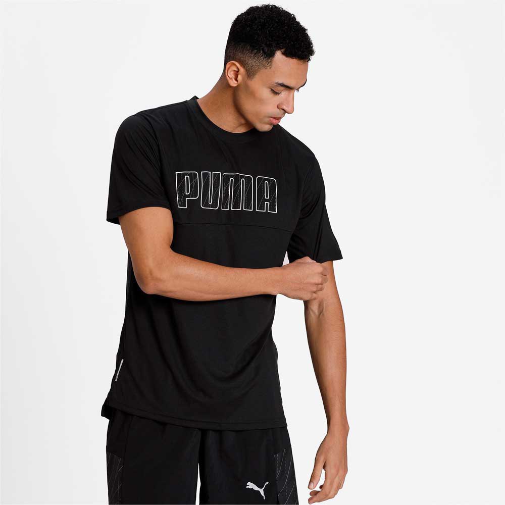 Puma Run Logo Short Sleeve T-Shirt