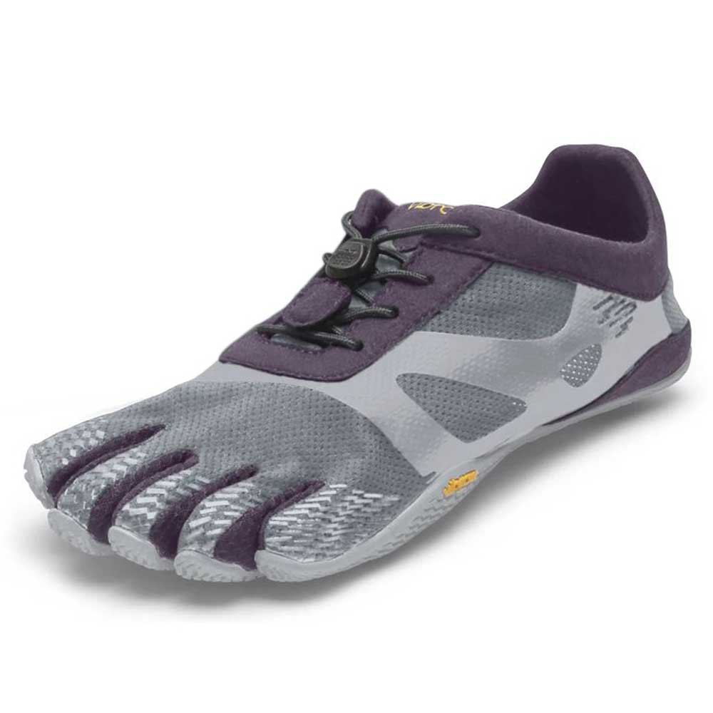 Vibram Originals KSO Ladies Five Fingers XS TREK Grip Sport Shoes Trainers Grey 
