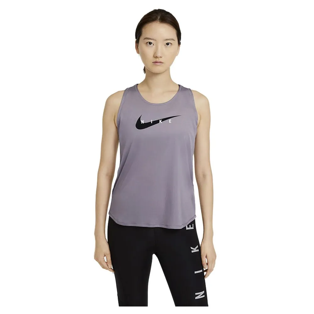 Nike Swoosh Run Sleeveless TShirt Purple, Runnerinn
