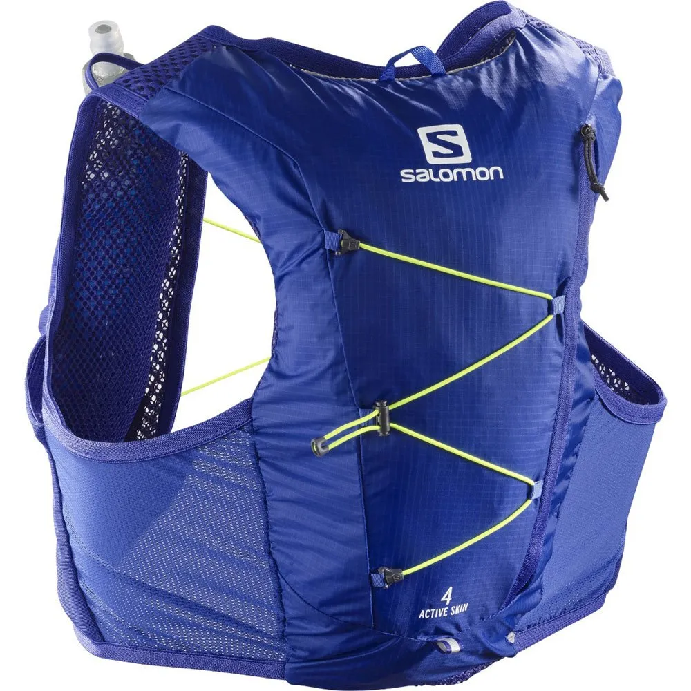 Salomon Active Skin 4 Set Hydration Vest Blue, Runnerinn