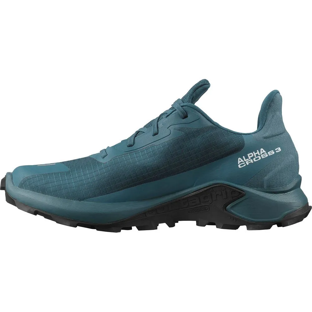 Salomon Alphacross 3 Goretex Trail Running Shoes Blue, Runnerinn