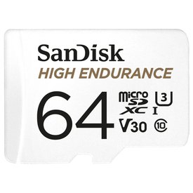 Sandisk Carte Mémoire High Endurance 64GB Micro SDXC