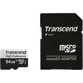 Transcend Micro SDXC 350V 64GB Class 10 UHS-I U1 Speicherkarte
