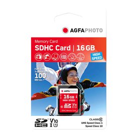 Agfa Tarjeta Memoria SDHC 16GB High Speed Class 10 UHS I U1 V10