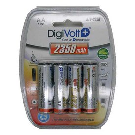 Digivolt Batterie Rechargeable AA/R6 2350mAh BT4-2350 4 Unités