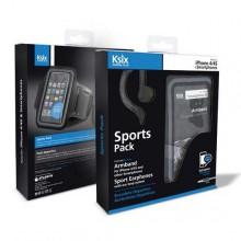 KSIX Sport Headset+Armband iPhone 4/4S