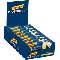 powerbar-proteine-plus-30-55g-15-unites-citron-et-gateau-au-fromage-energie-barres-boite