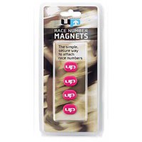 Magnetic Run Bib Race Number Clips Holders Ultimate Performance® Set 4 Magnets 