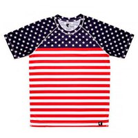 Hoopoe Kortärmad T-shirt Stars And Stripes