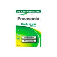 Panasonic Batterie Pronte All´uso 1x2 NiMH Micro AAA 750mAh