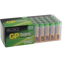 Gp batteries Batterie Alcaline 03015AB40 AA 40 Unità