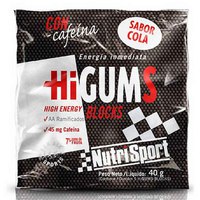 Nutrisport Yksikkö Cola Energy Gummies HiGums With Caffeine 40g 1