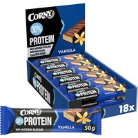 corny-box-proteinriegel-mit-vanille-uberzogen-chocolate-mit-30--protein-und-nein-hinzugefugt-zucker-50g-18-einheiten