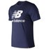 New Balance T-Shirt Manche Courte Essentials Stacked Logo