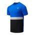 New Balance Striped Acclerate Short Sleeve T-Shirt