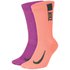 Nike Multiplier Crew Socks 2 Pairs