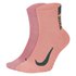 Nike Chaussettes Multiplier Running Ankle 2 Paires