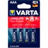 Varta Pilas 1x4 Longlife Max Power Micro AAA LR03