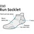 1000 mile Run socks 2 pairs
