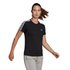 adidas Essentials Slim 3 Stripes Short Sleeve T-Shirt