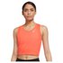 Nike Dri Fit Race Cropped ermeløs t-skjorte