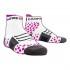 Compressport Calcetines Trail High White Pink
